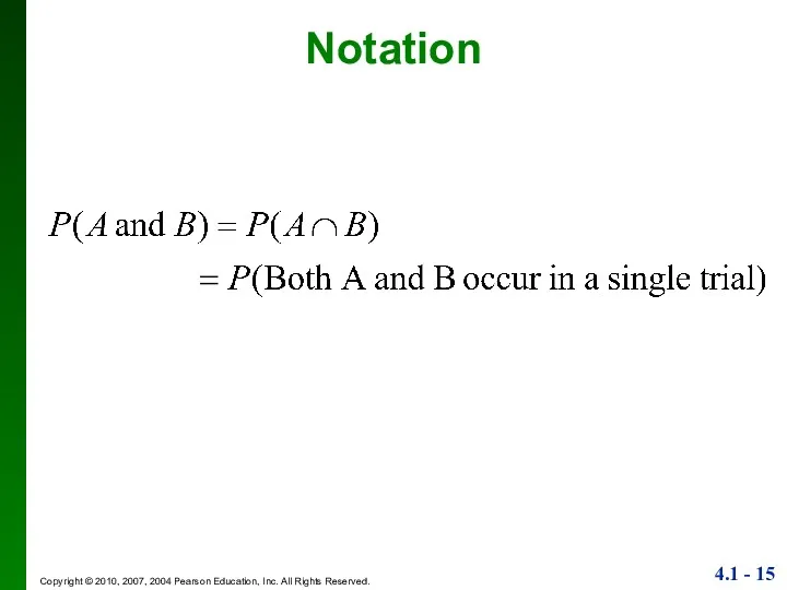 Notation