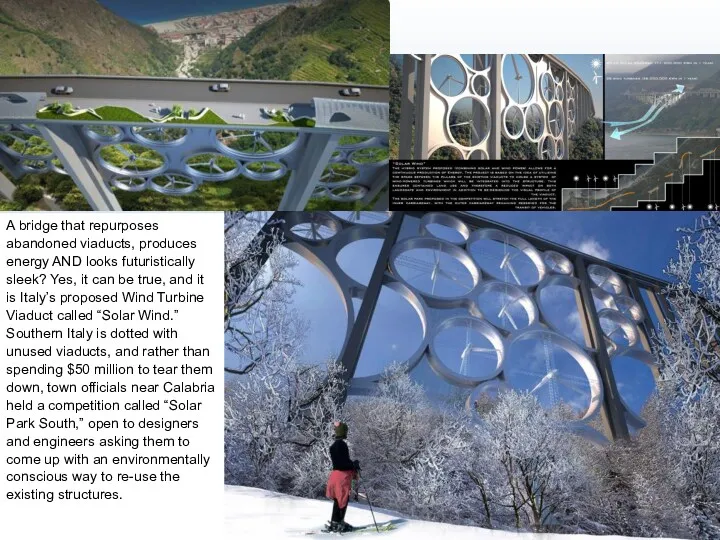A bridge that repurposes abandoned viaducts, produces energy AND looks