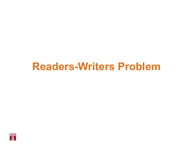Readers-Writers Problem