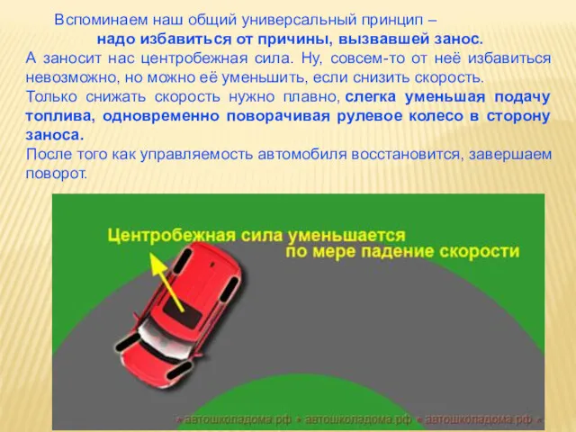 Вспоминаем наш общий универсальный принцип – надо избавиться от причины,