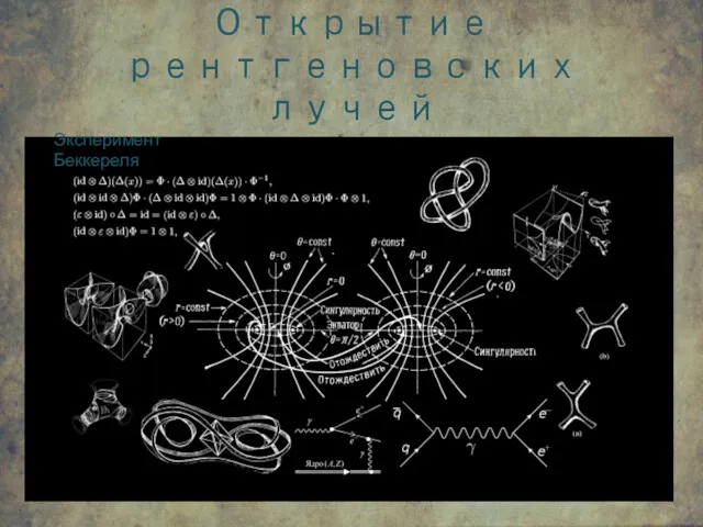 Открытие рентгеновских лучей Эксперимент Беккереля