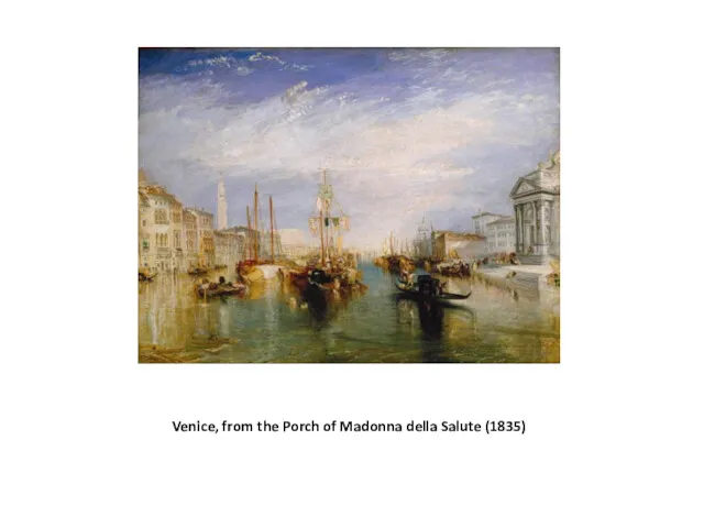 Venice, from the Porch of Madonna della Salute (1835)