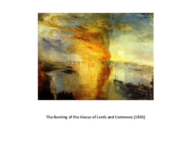 The Burning of the House of Lords and Commons (1835)