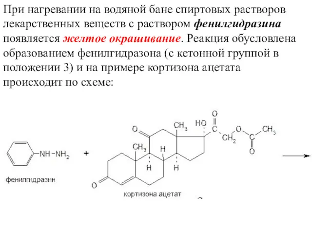 При нагревании на водяной бане спиртовых растворов лекарственных веществ с