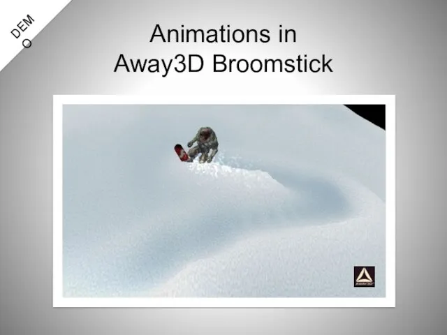 Animations in Away3D Broomstick