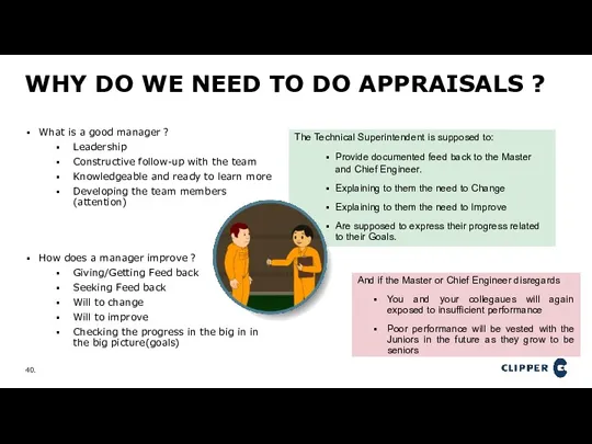 WHY DO WE NEED TO DO APPRAISALS ? What is