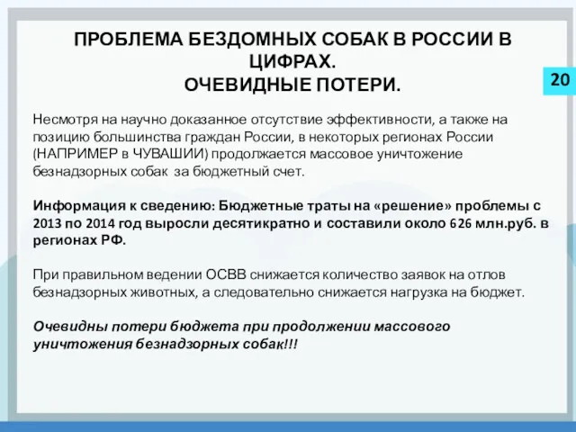 20 Несмотря на научно доказанное отсутствие эффективности, а также на