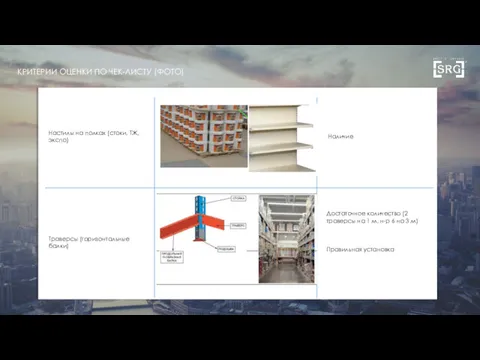 КРИТЕРИИ ОЦЕНКИ ПО ЧЕК-ЛИСТУ (ФОТО) Настилы на полках (стоки, ТЖ,