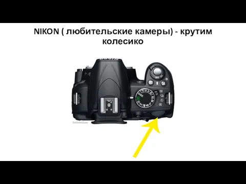 NIKON ( любительские камеры) - крутим колесико