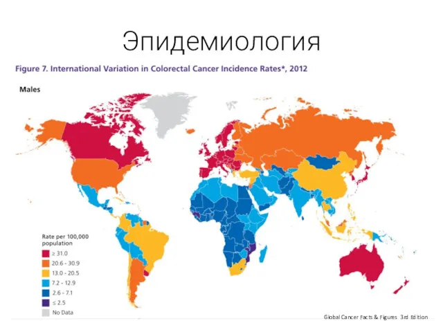 Эпидемиология Global Cancer Facts & Figures 3rd Edition