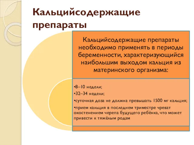 Кальцийсодержащие препараты