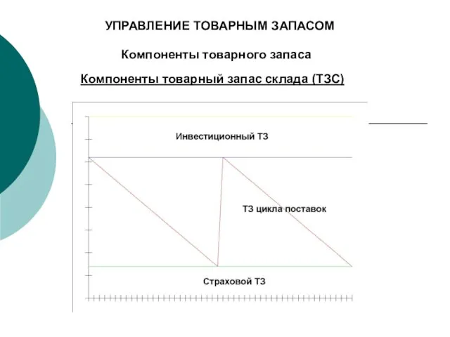 УПРАВЛЕНИЕ ТОВАРНЫМ ЗАПАСОМ Компоненты товарного запаса Компоненты товарный запас склада (ТЗС)