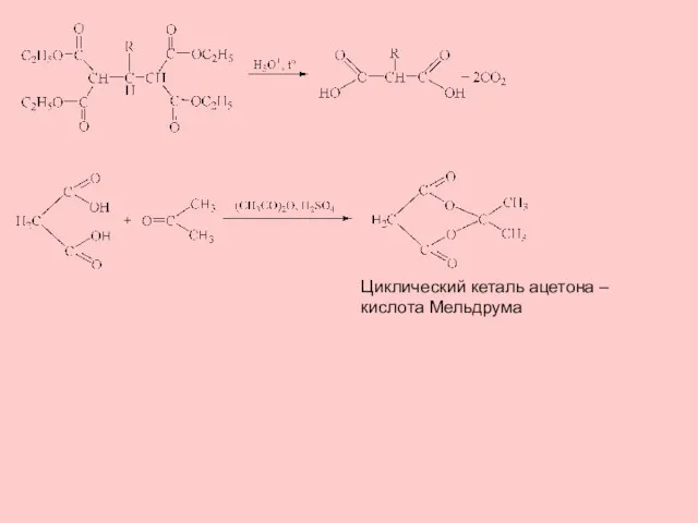 Циклический кеталь ацетона – кислота Мельдрума