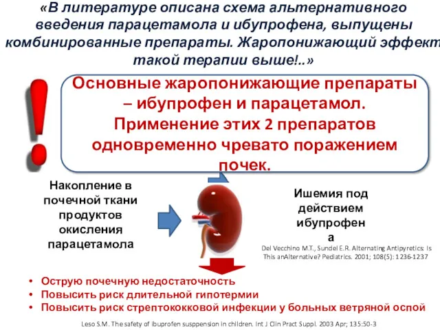 «В литературе описана схема альтернативного введения парацетамола и ибупрофена, выпущены