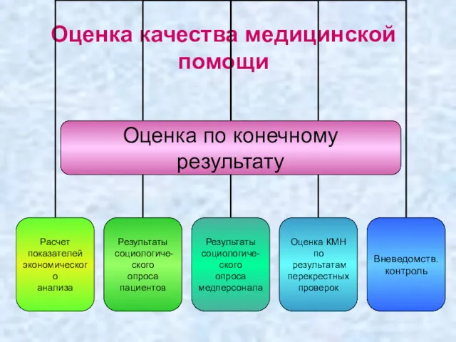 Оценка качества медицинской помощи