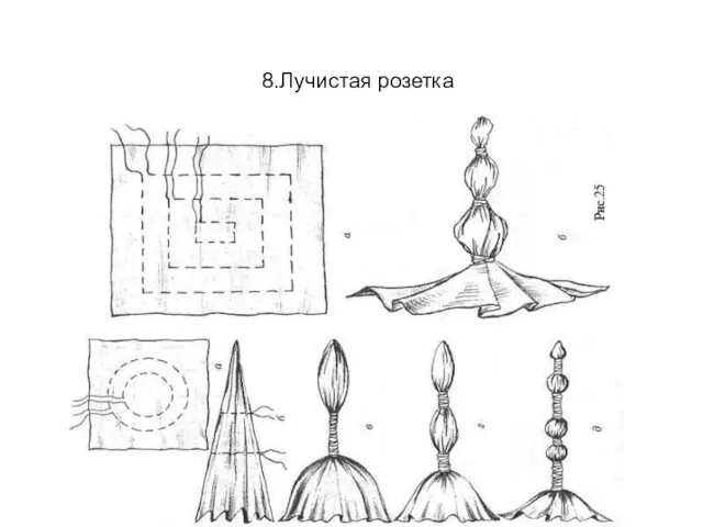 8.Лучистая розетка