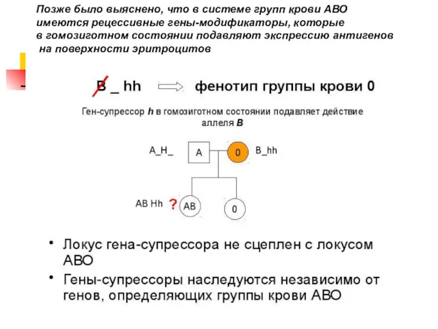 Позже было выяснено, что в системе групп крови АВО имеются