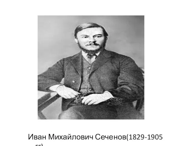 Иван Михайлович Сеченов(1829-1905 гг)
