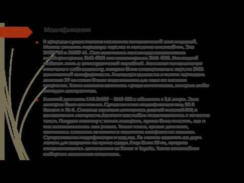 Модификации В природе существовало несколько комплектаций этих моделей. Можно отметить народную версию и