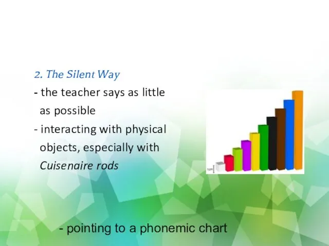 2. The Silent Way - the teacher says as little