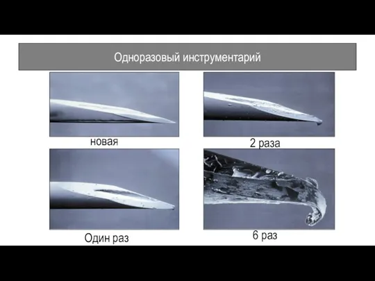 Одноразовый инструментарий новая Один раз 2 раза 6 раз