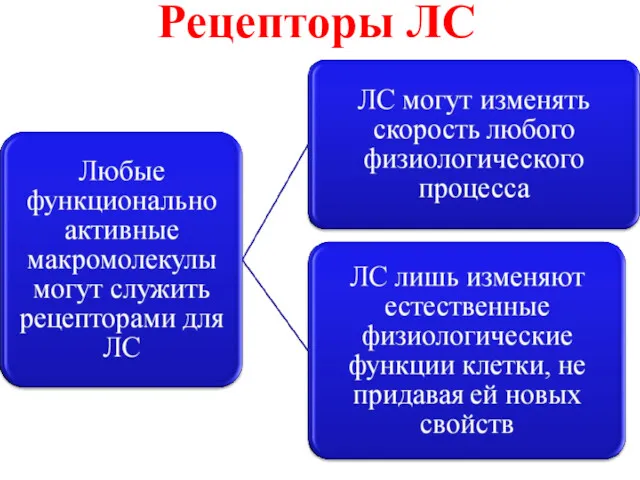 Рецепторы ЛС