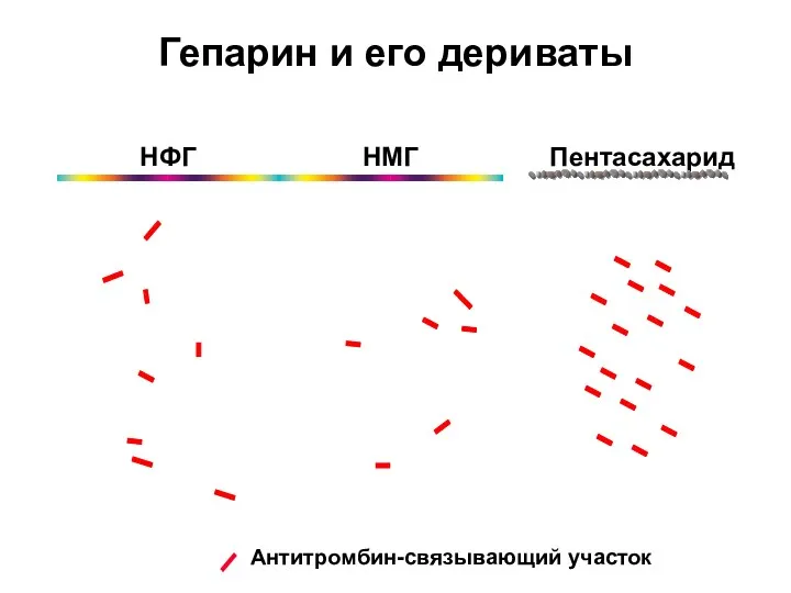 Гепарин и его дериваты Антитромбин-связывающий участок