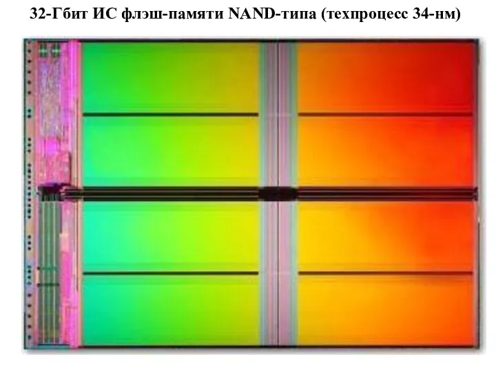 32-Гбит ИС флэш-памяти NAND-типа (техпроцесс 34-нм)