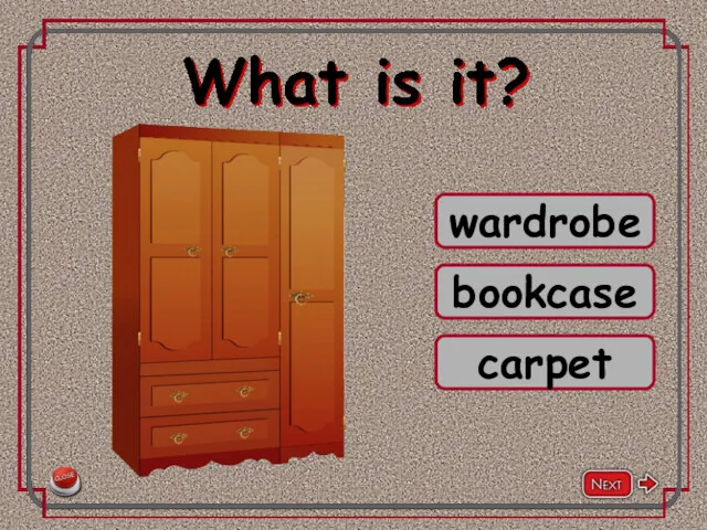 wardrobe bookcase carpet