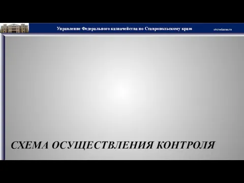 СХЕМА ОСУЩЕСТВЛЕНИЯ КОНТРОЛЯ