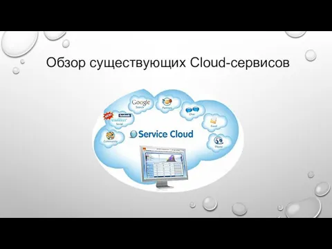 Обзор существующих Cloud-сервисов