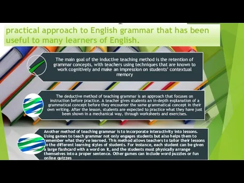 practical approach to English grammar that has been useful to