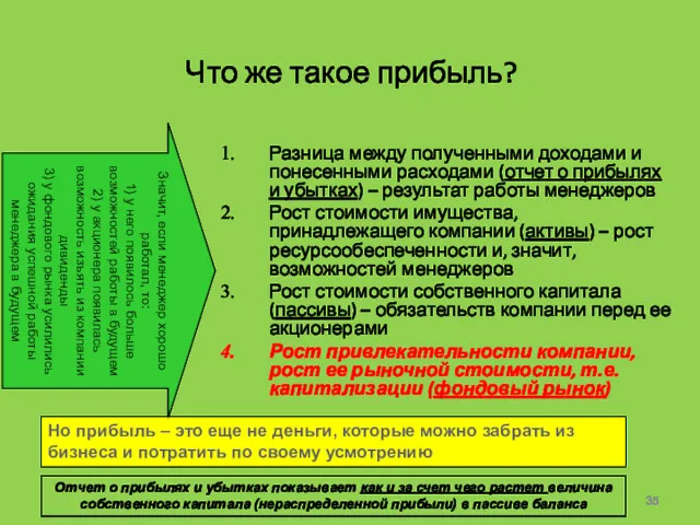 Что же такое прибыль? Разница между полученными доходами и понесенными