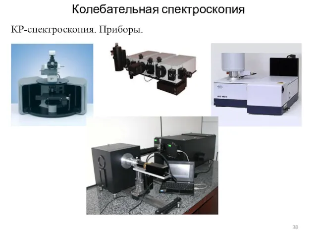 Колебательная спектроскопия Колебательная спектроскопия КР-спектроскопия. Приборы.