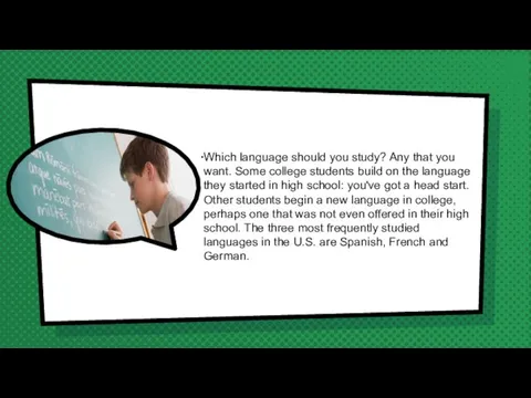 Which language should you study? Any that you want. Some