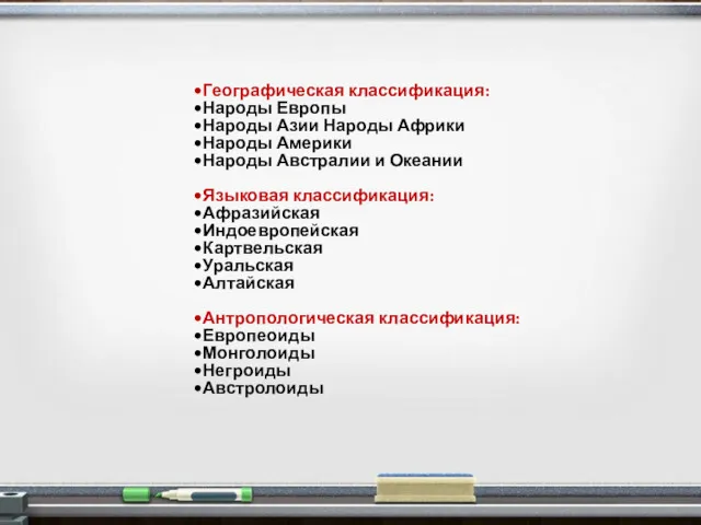 Географическая классификация: Народы Европы Народы Азии Народы Африки Народы Америки