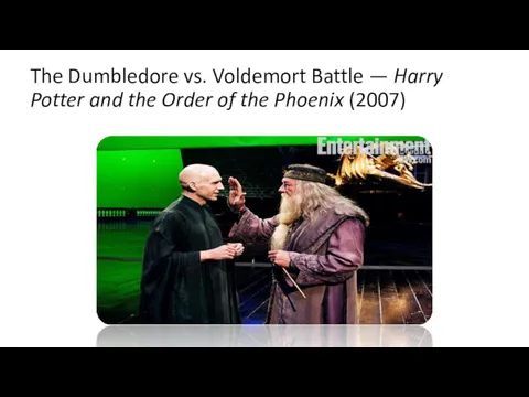 The Dumbledore vs. Voldemort Battle — Harry Potter and the Order of the Phoenix (2007)
