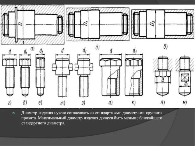 В ступенчатом валике (рис.2, а) из-за наличия заплечика увеличивается диаметр