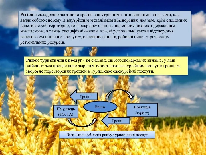 Регіон є складовою частиною країни з внутрішніми та зовнішніми зв’язками, але являє собою