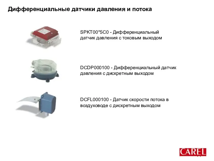 Дифференциальные датчики давления и потока SPKT00*5C0 - Дифференциальный датчик давления