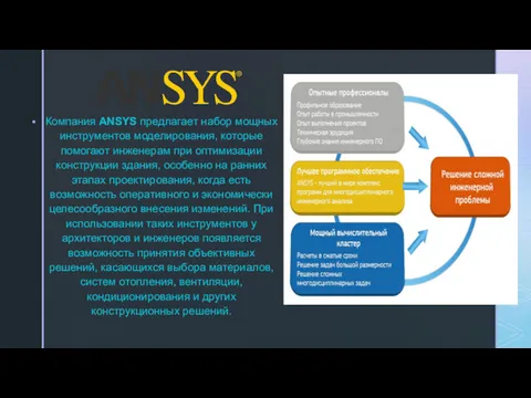 Компания ANSYS предлагает набор мощных инструментов моделирования, которые помогают инженерам