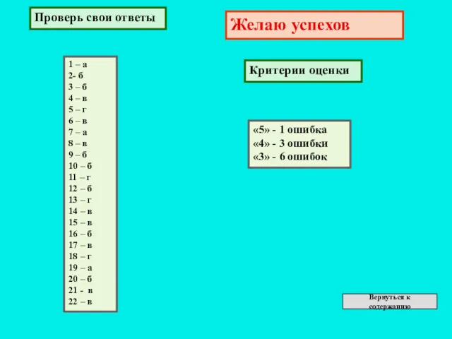 Проверь свои ответы 1 – а 2- б 3 –