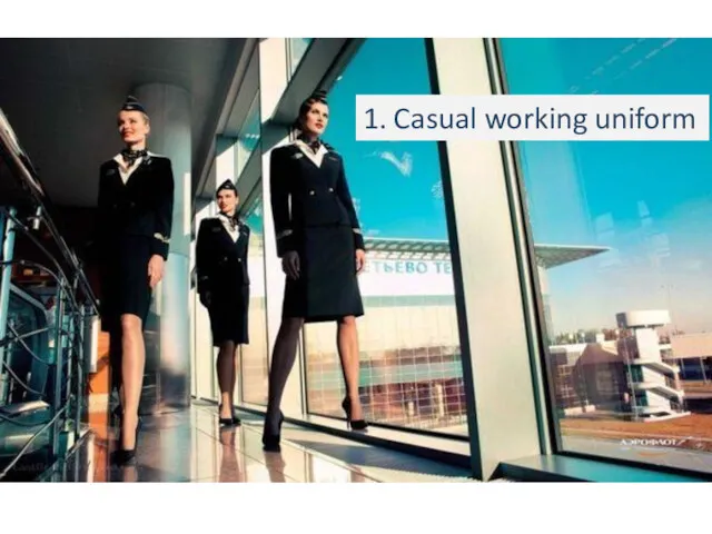 1. Casual working uniform