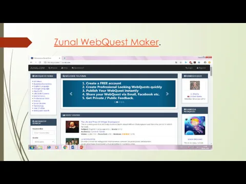 Zunal WebQuest Maker.