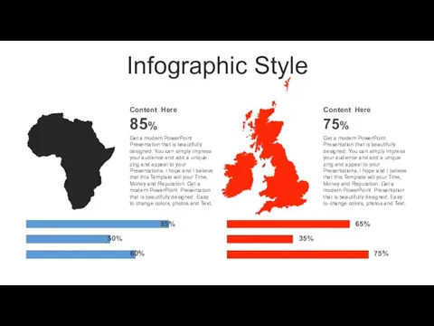 Infographic Style 85% 50% 60% 65% 35% 75%