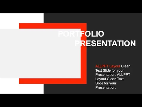 ALLPPT Layout Clean Text Slide for your Presentation. ALLPPT Layout