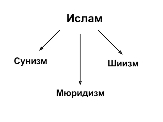 Ислам Мюридизм Шиизм Сунизм