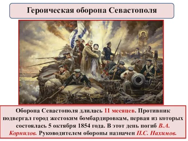 Оборона Севастополя длилась 11 месяцев. Противник подвергал город жестоким бомбардировкам,