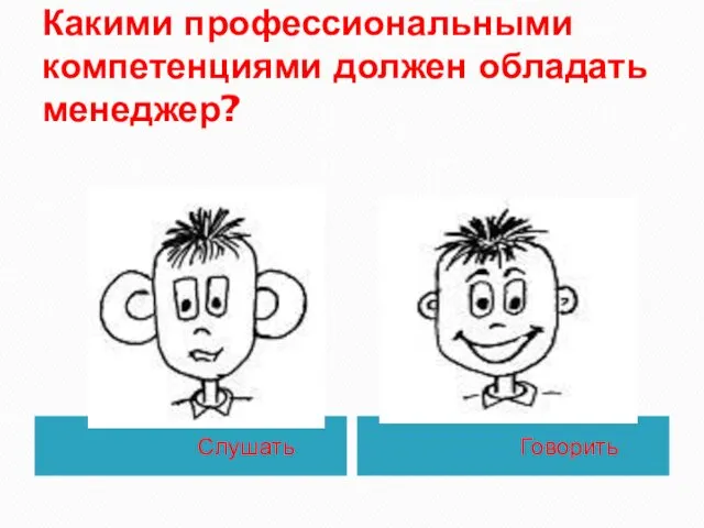 Какими профессиональными компетенциями должен обладать менеджер? Слушать Говорить