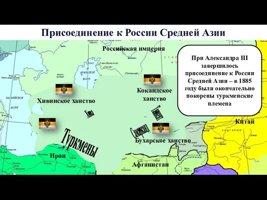 Присоединение к России Средней Азии Российская империя Бухарское ханство Кокандское ханство Ташкент Самарканд